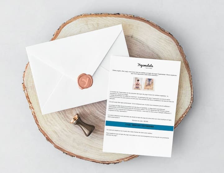 La carte cadeau Yogamatata, pour offrir un tapis de yoga ! #yoga